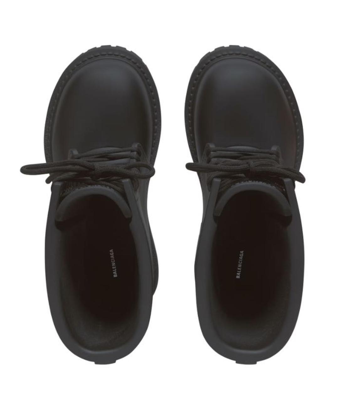 BALENCIAGA Черные ботинки, фото 5