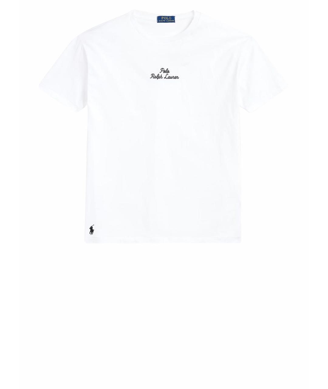 POLO RALPH LAUREN Белая хлопковая футболка, фото 1