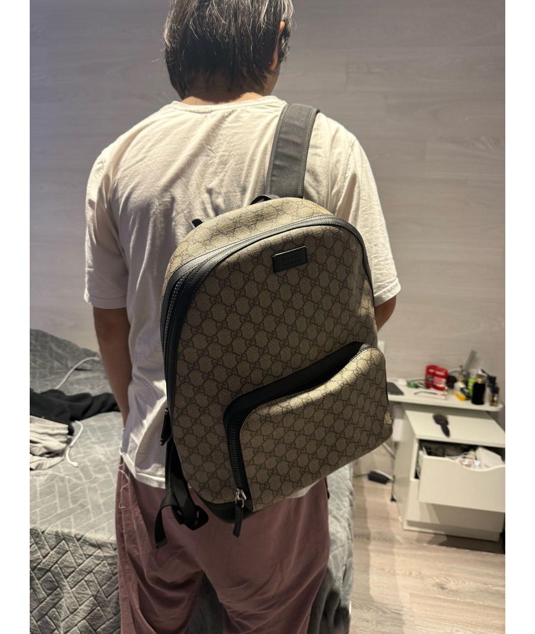 GUCCI Коричневый рюкзак, фото 5