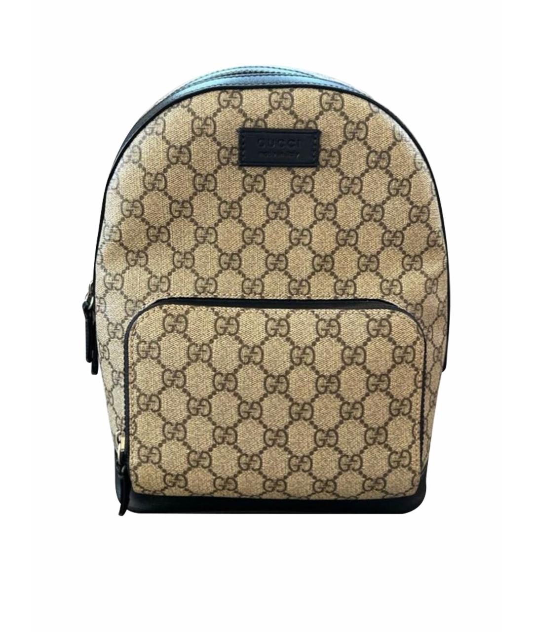 GUCCI Коричневый рюкзак, фото 1