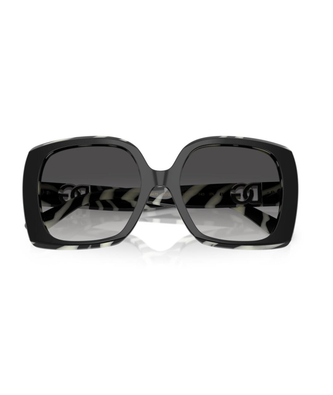 DOLCE&GABBANA Черные пластиковые солнцезащитные очки, фото 6