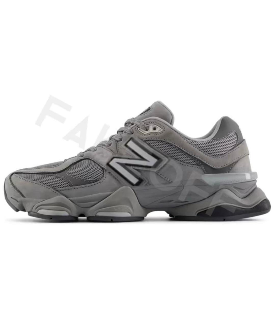NEW BALANCE Антрацитовые текстильные низкие кроссовки / кеды, фото 2