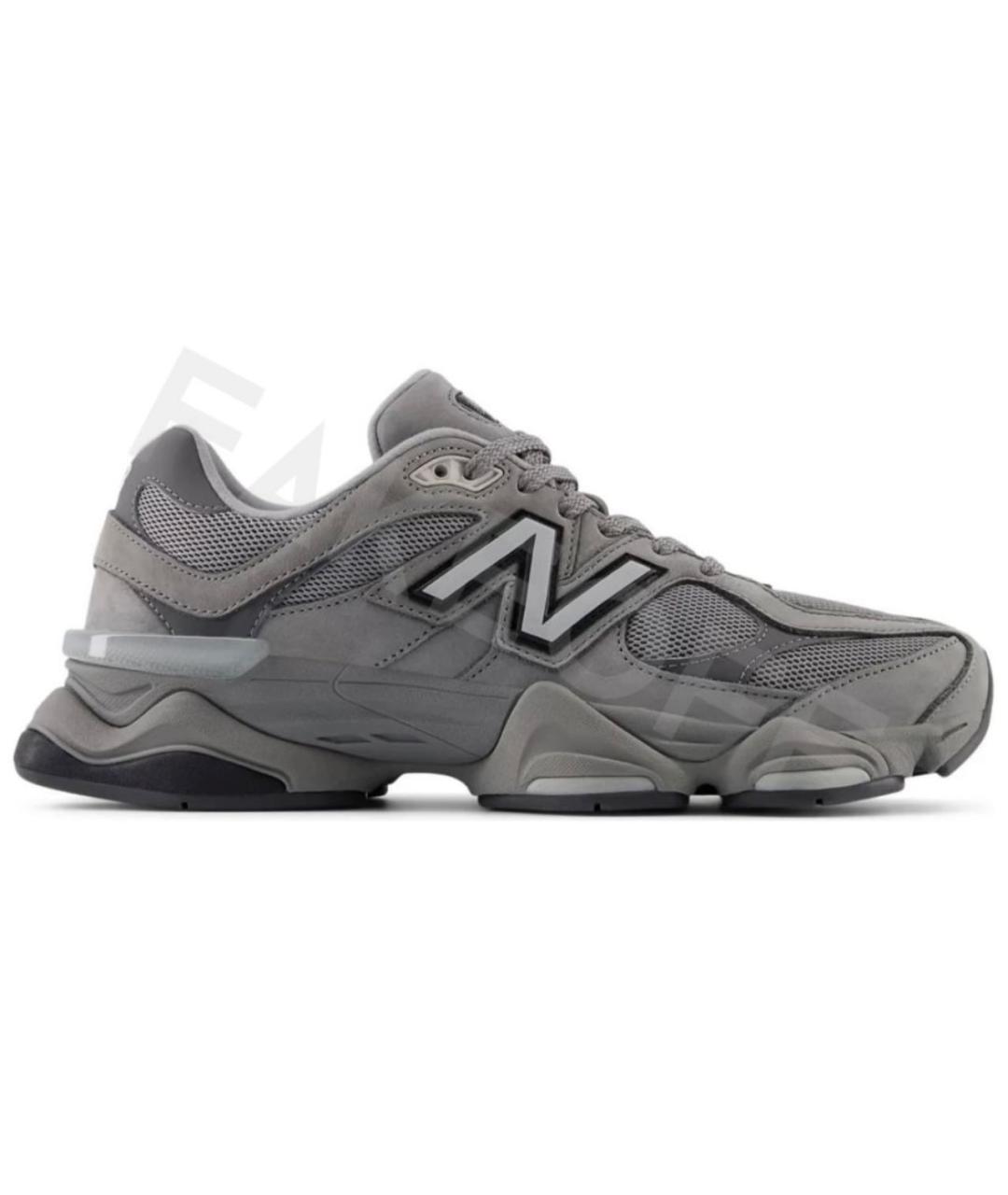 NEW BALANCE Антрацитовые текстильные низкие кроссовки / кеды, фото 9