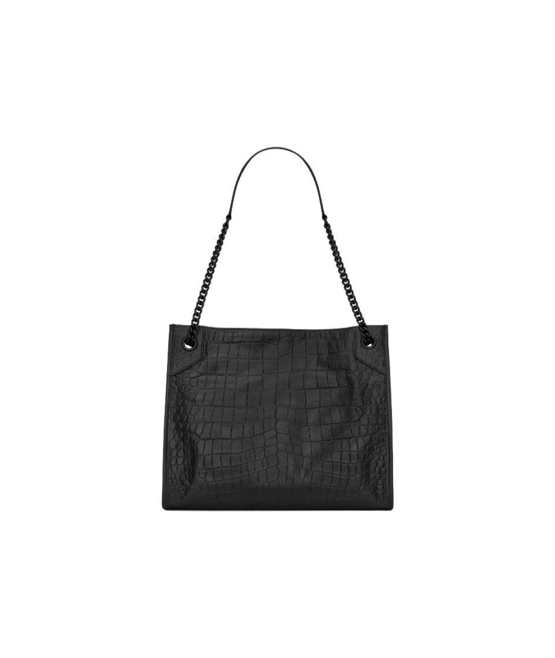 SAINT LAURENT Черная сумка тоут, фото 4