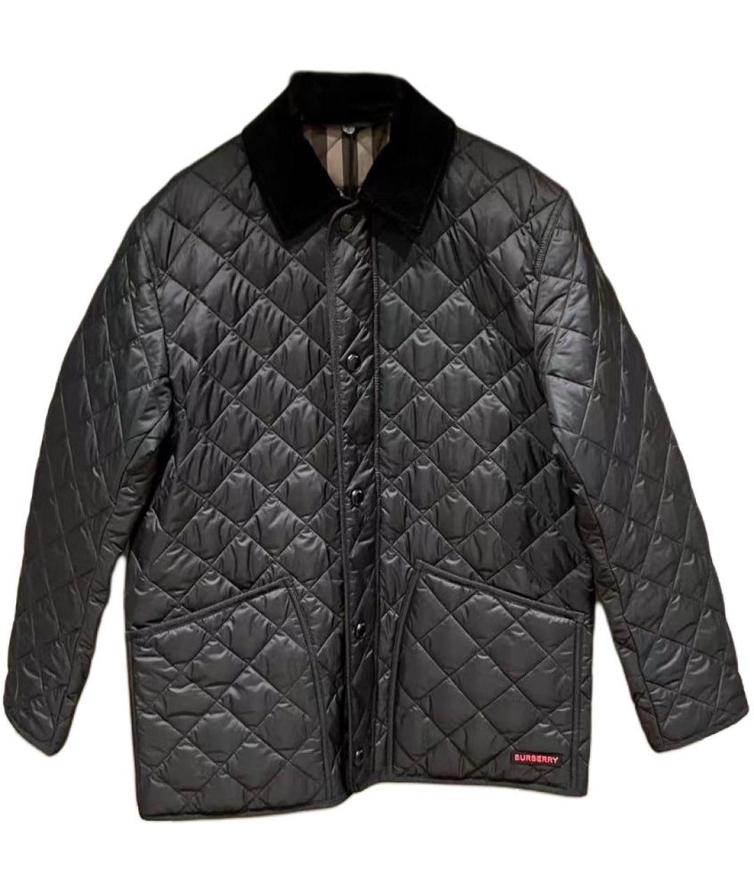 BURBERRY Черный пуховик, фото 1