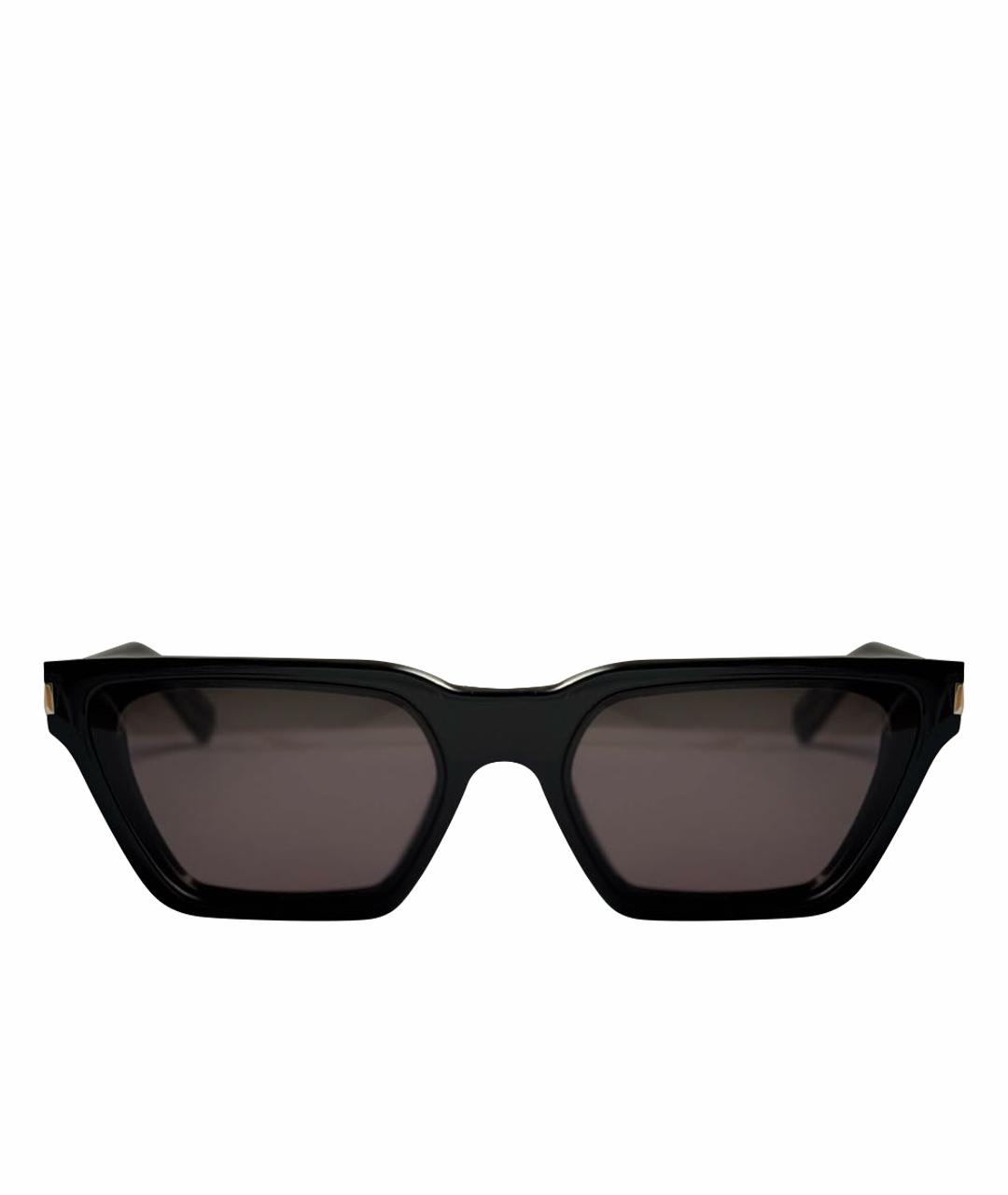 SAINT LAURENT Черные пластиковые солнцезащитные очки, фото 1