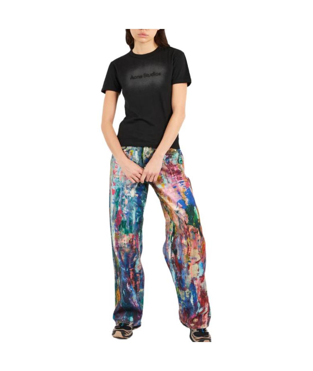 ACNE STUDIOS Черная футболка, фото 3