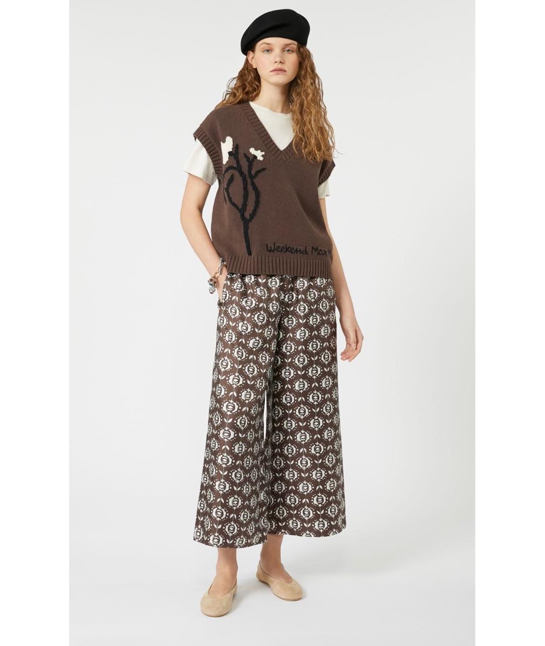 WEEKEND MAX MARA Коричневый жилет, фото 5
