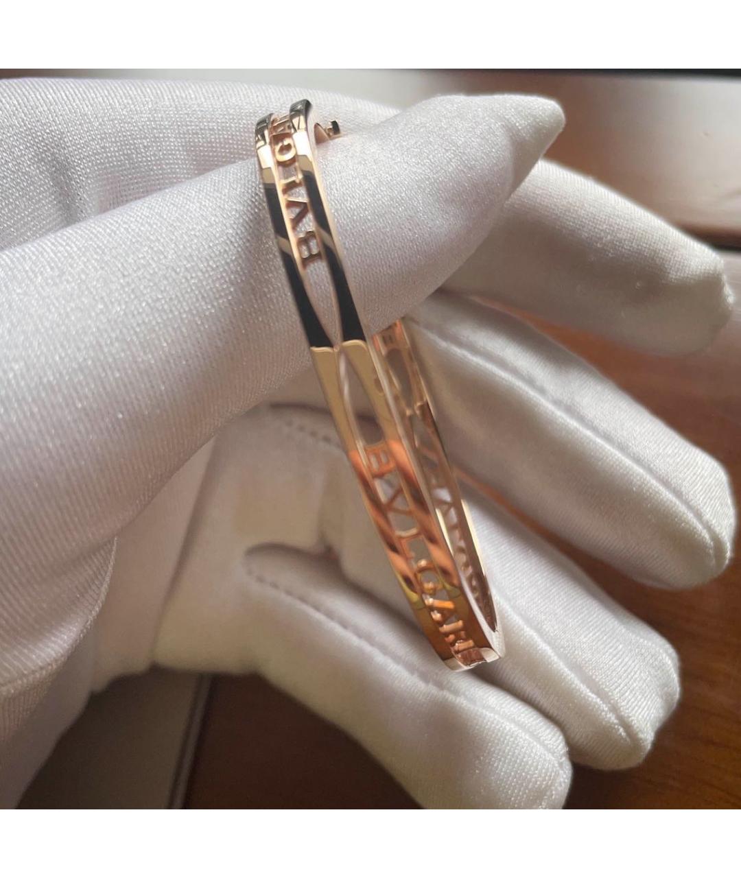 BVLGARI Золотой браслет из розового золота, фото 6