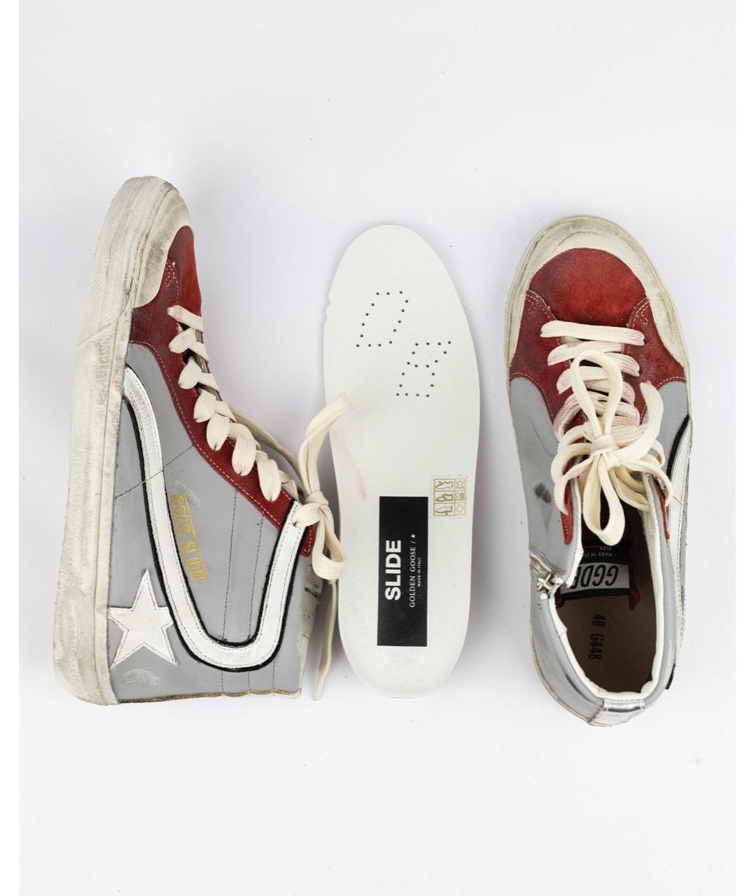 GOLDEN GOOSE DELUXE BRAND Белые кожаные низкие кроссовки / кеды, фото 5