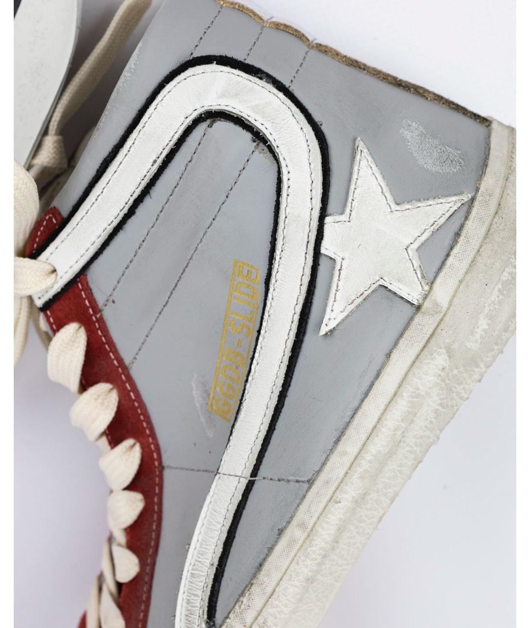 GOLDEN GOOSE DELUXE BRAND Белые кожаные низкие кроссовки / кеды, фото 4