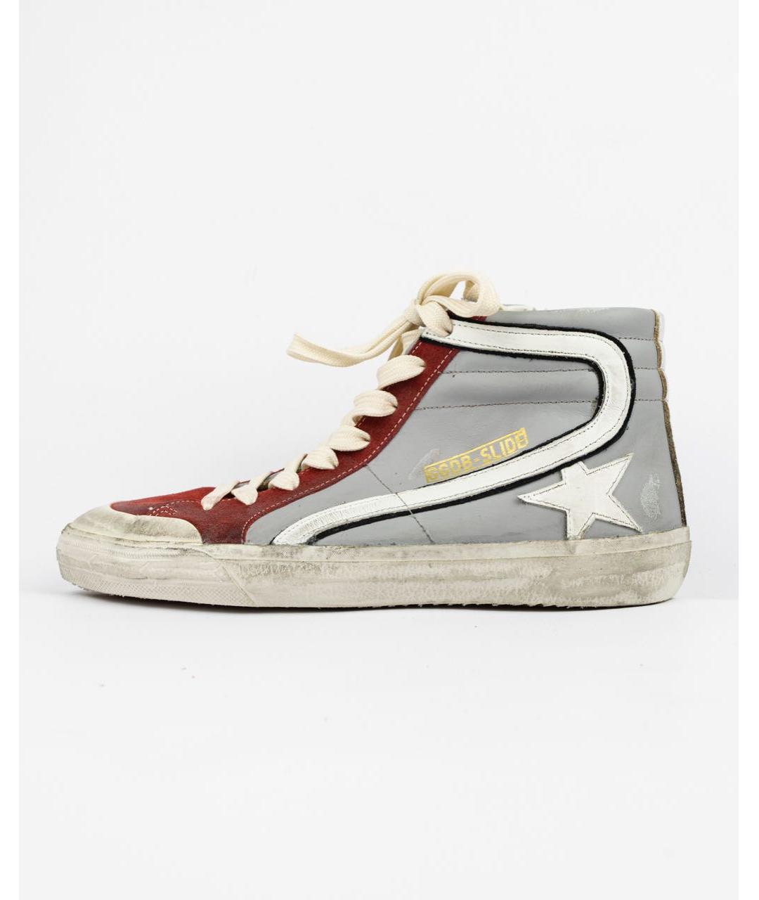 GOLDEN GOOSE DELUXE BRAND Белые кожаные низкие кроссовки / кеды, фото 6