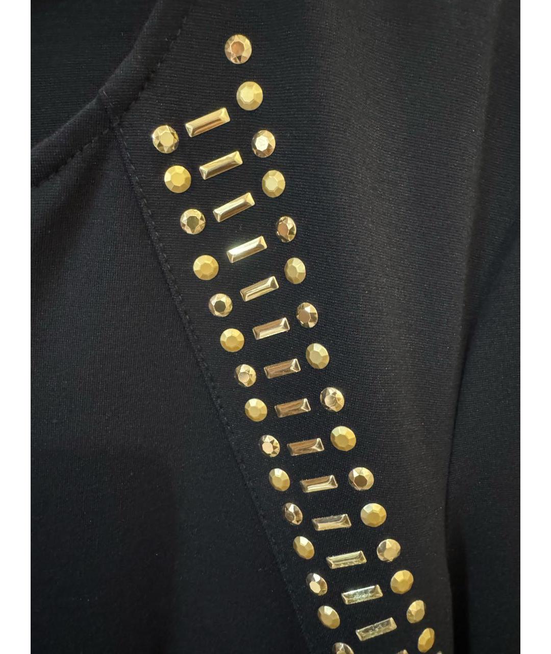 VERSACE JEANS COUTURE Черное вискозное платье, фото 5