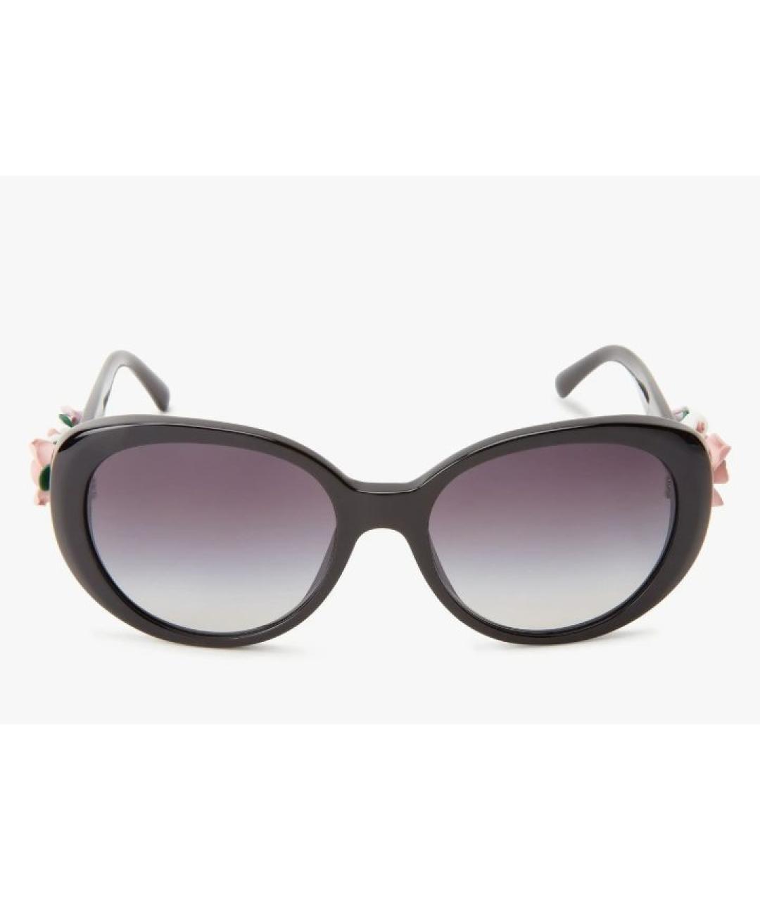 DOLCE&GABBANA Черные солнцезащитные очки, фото 2