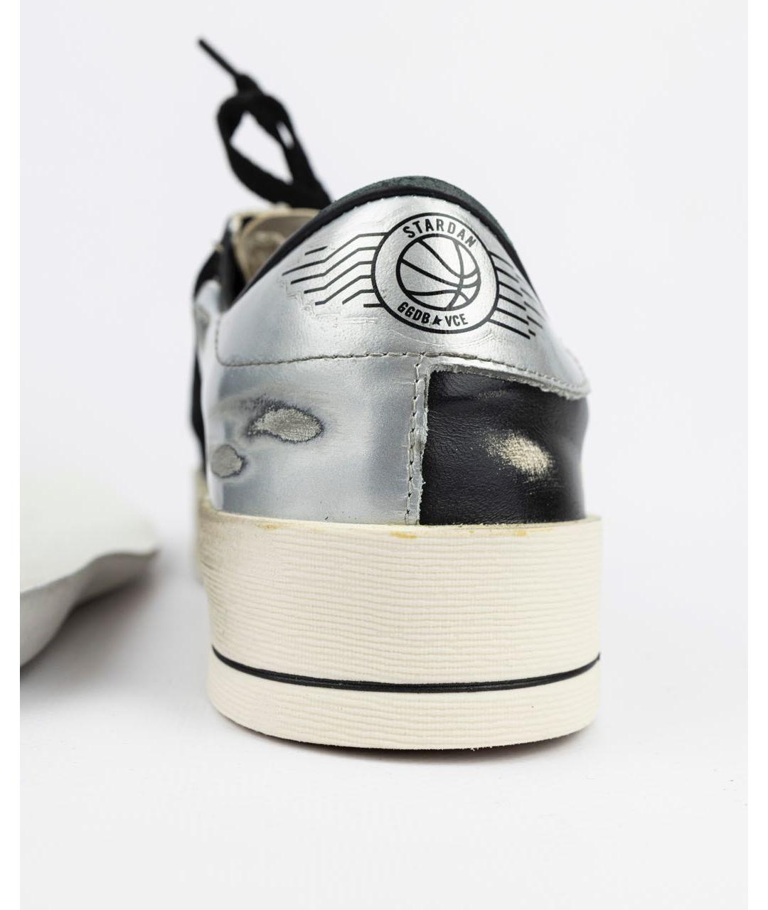 GOLDEN GOOSE DELUXE BRAND Белые кожаные низкие кроссовки / кеды, фото 4