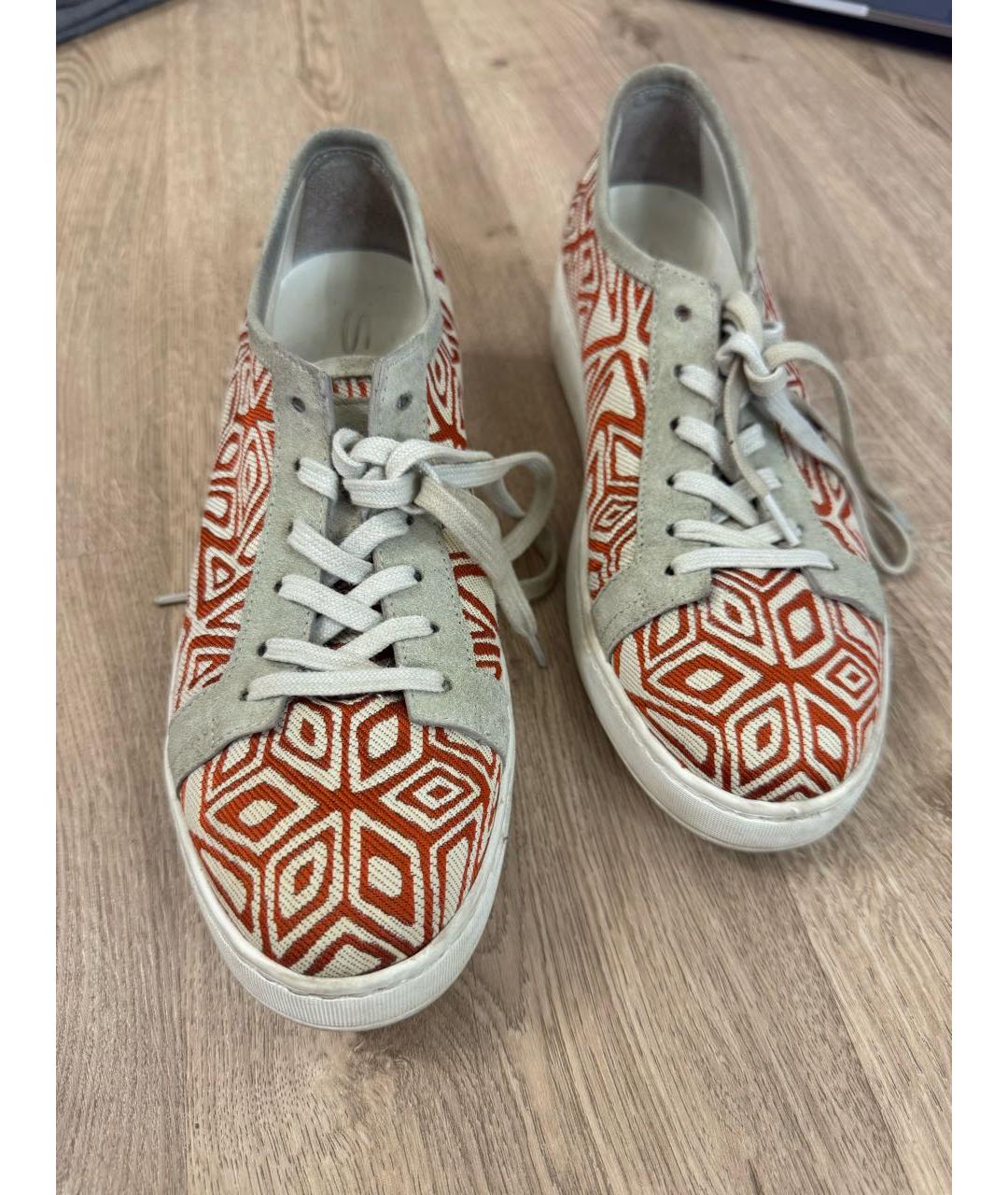 SANTONI Мульти текстильные кеды, фото 2