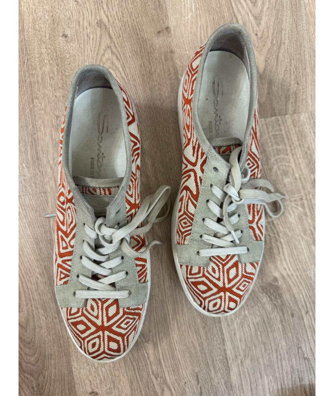 SANTONI Мульти текстильные кеды, фото 3