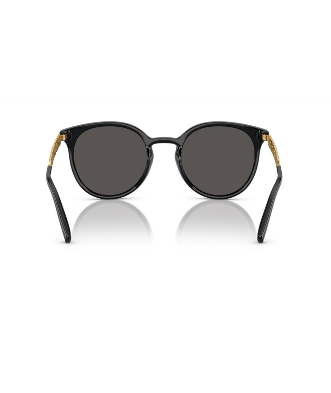 DOLCE&GABBANA Черные пластиковые солнцезащитные очки, фото 5