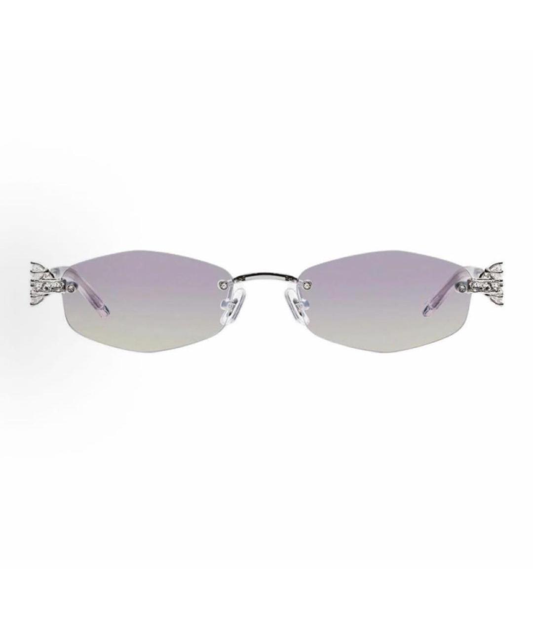 GENTLE MONSTER Фиолетовые металлические солнцезащитные очки, фото 2