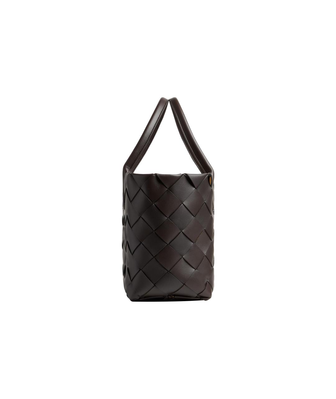 BOTTEGA VENETA Коричневая сумка с короткими ручками, фото 2