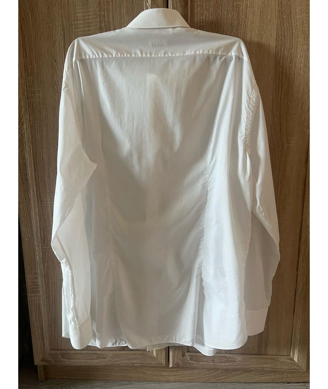 BRIONI Белая хлопковая классическая рубашка, фото 2