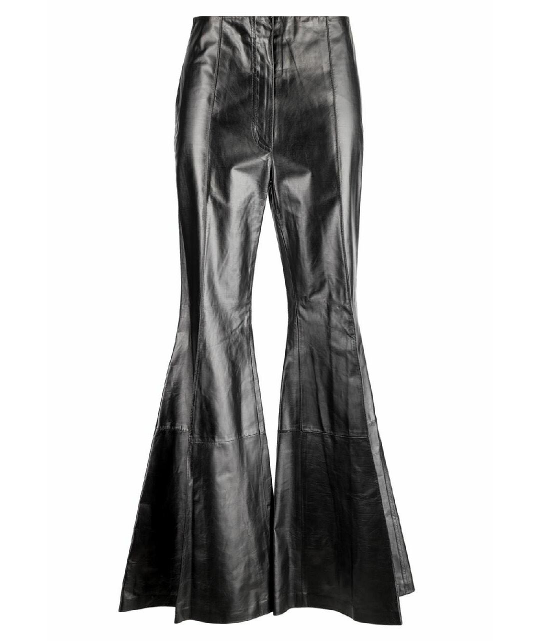CELINE Черные ацетатные брюки широкие, фото 2
