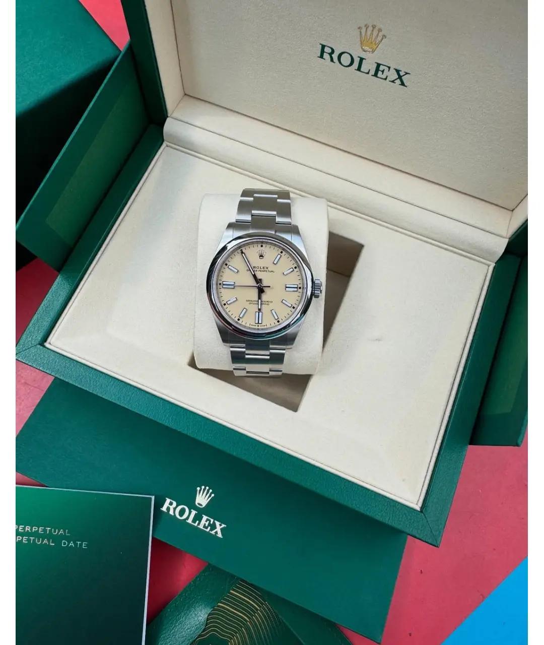 ROLEX Желтые часы, фото 2
