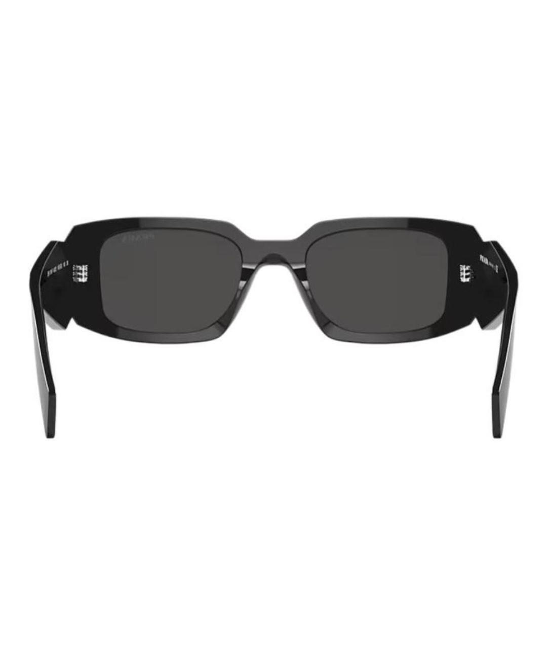 PRADA Черные пластиковые солнцезащитные очки, фото 4