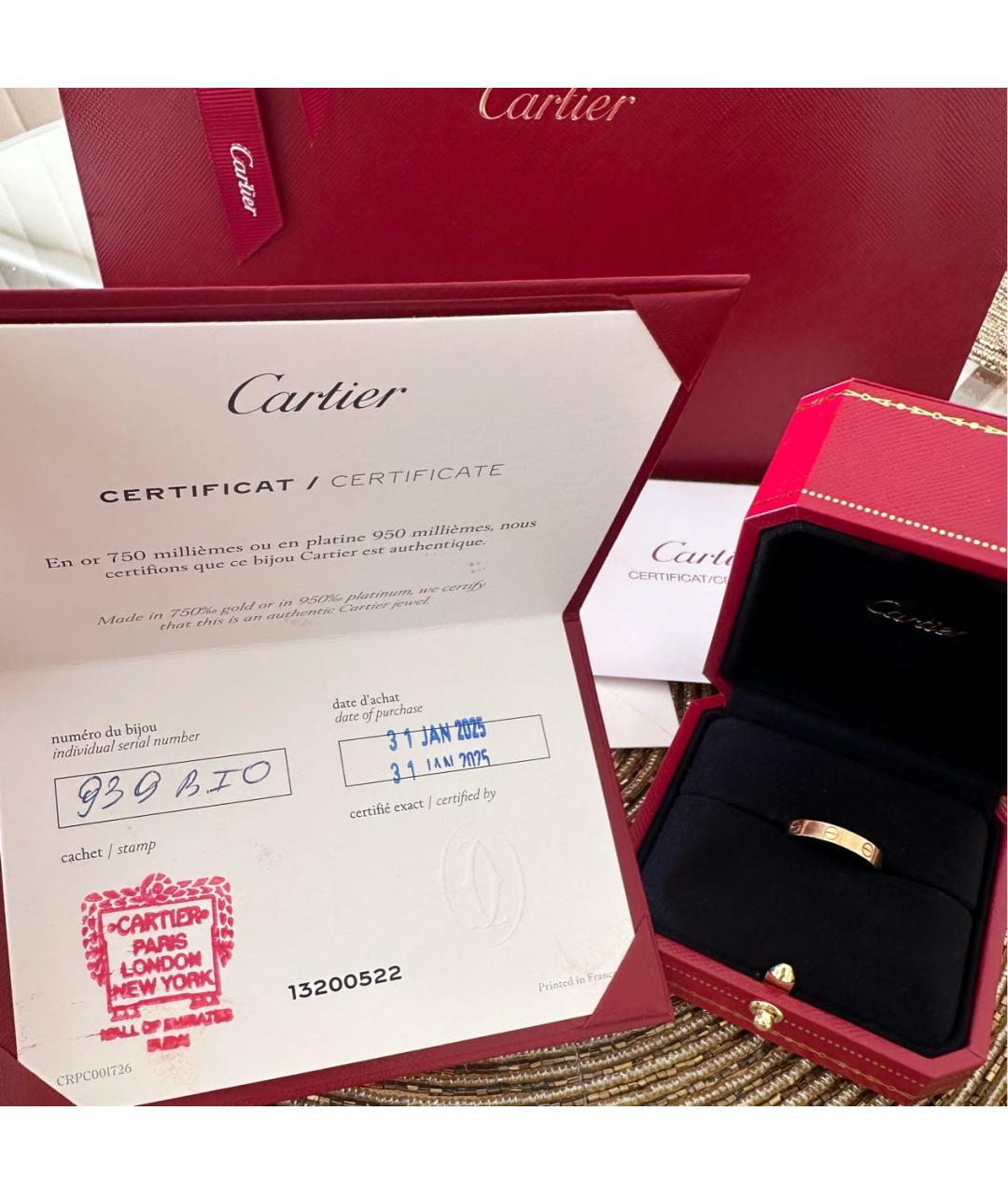 CARTIER Золотое кольцо из желтого золота, фото 4