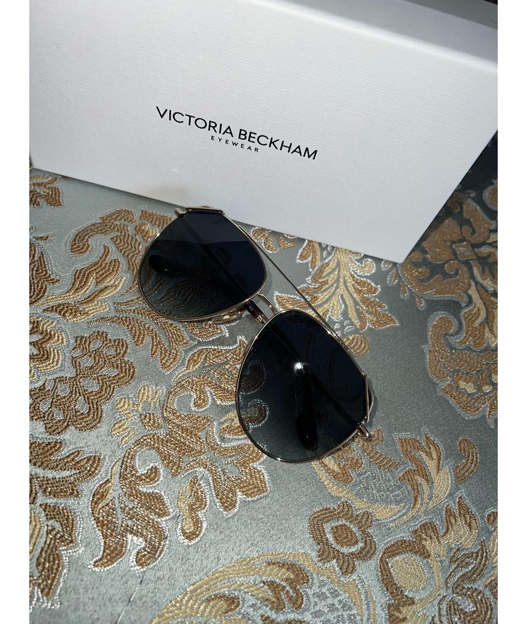 VICTORIA BECKHAM Синие пластиковые солнцезащитные очки, фото 8