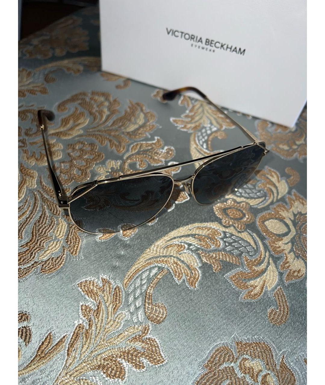 VICTORIA BECKHAM Синие пластиковые солнцезащитные очки, фото 7