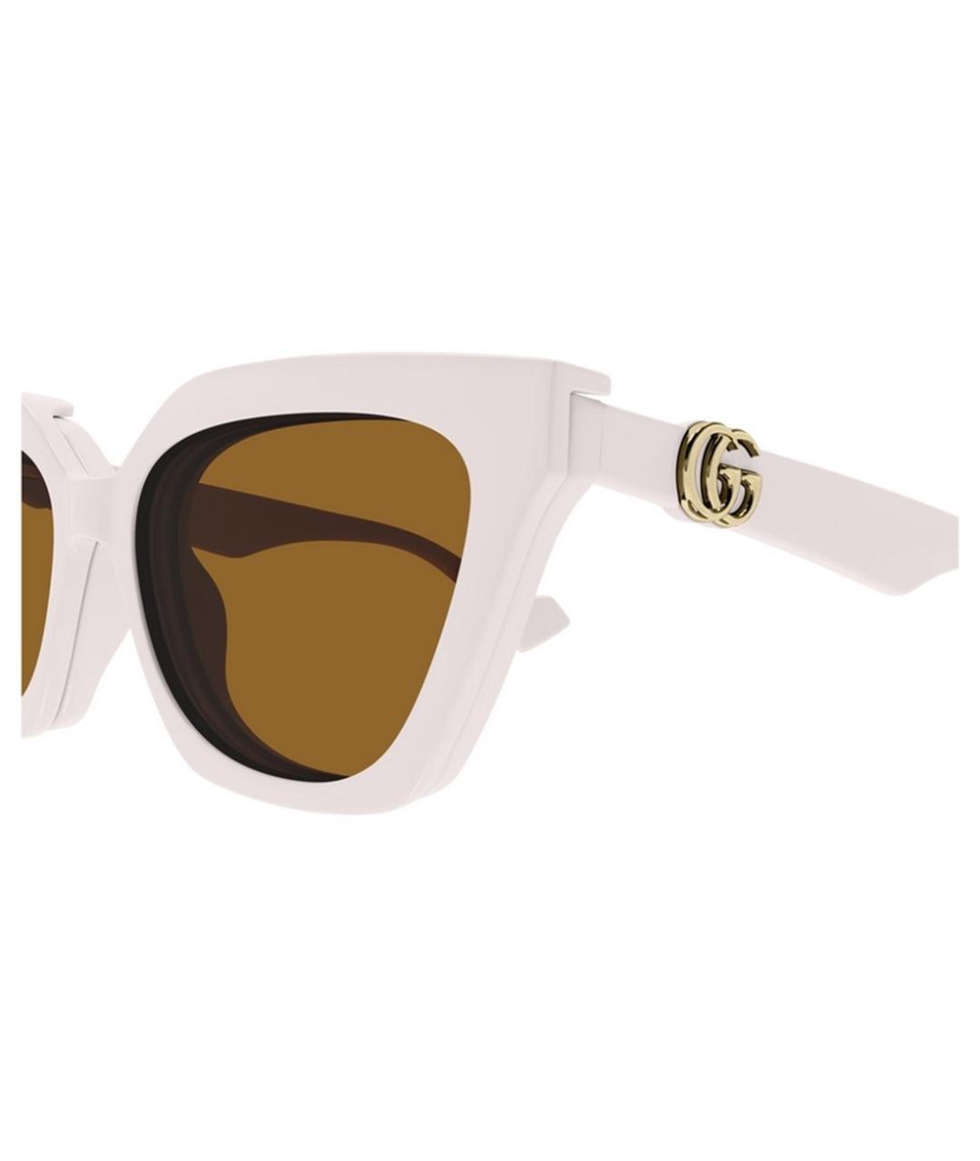 GUCCI Белые солнцезащитные очки, фото 3