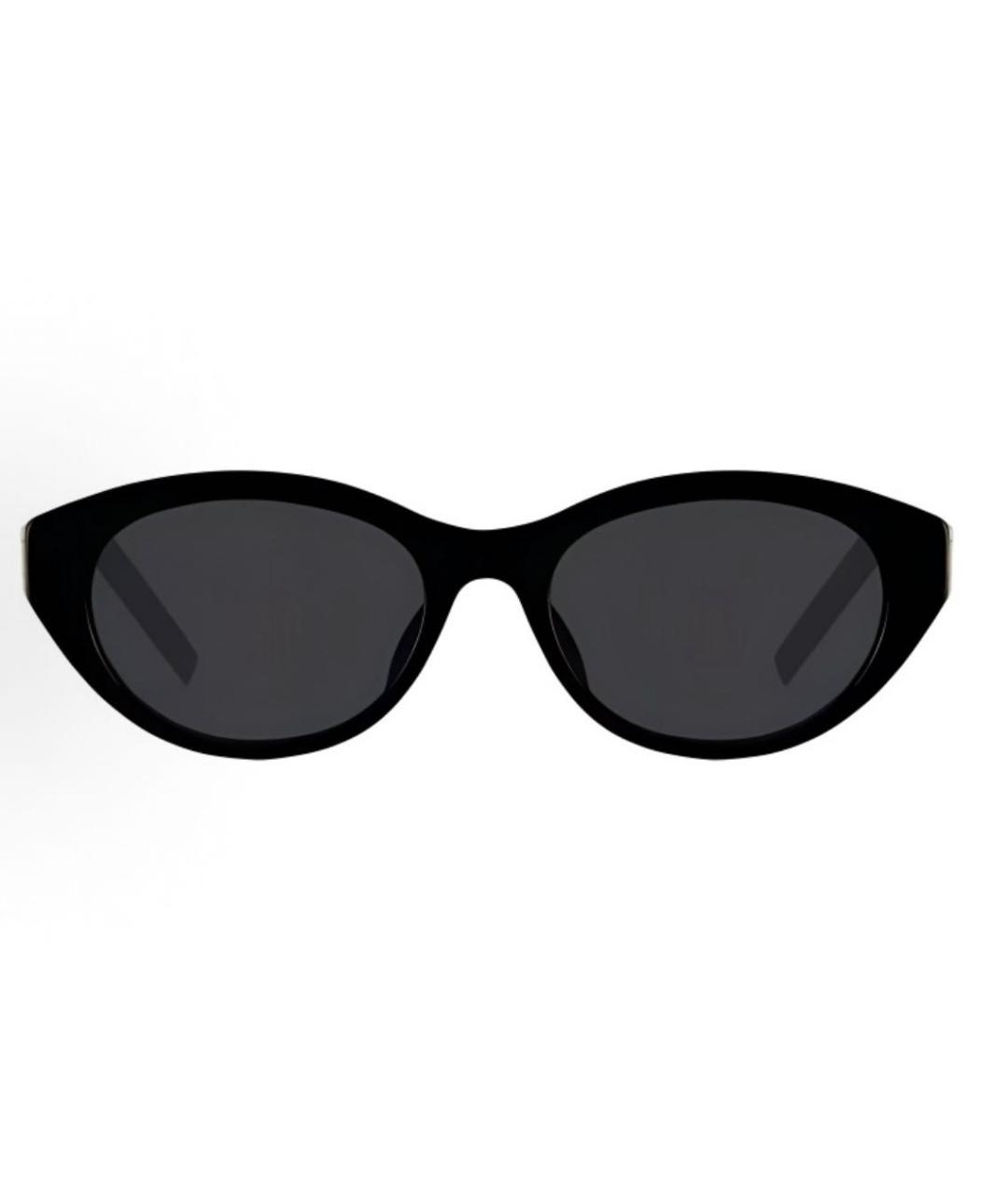 SAINT LAURENT Черные пластиковые солнцезащитные очки, фото 2