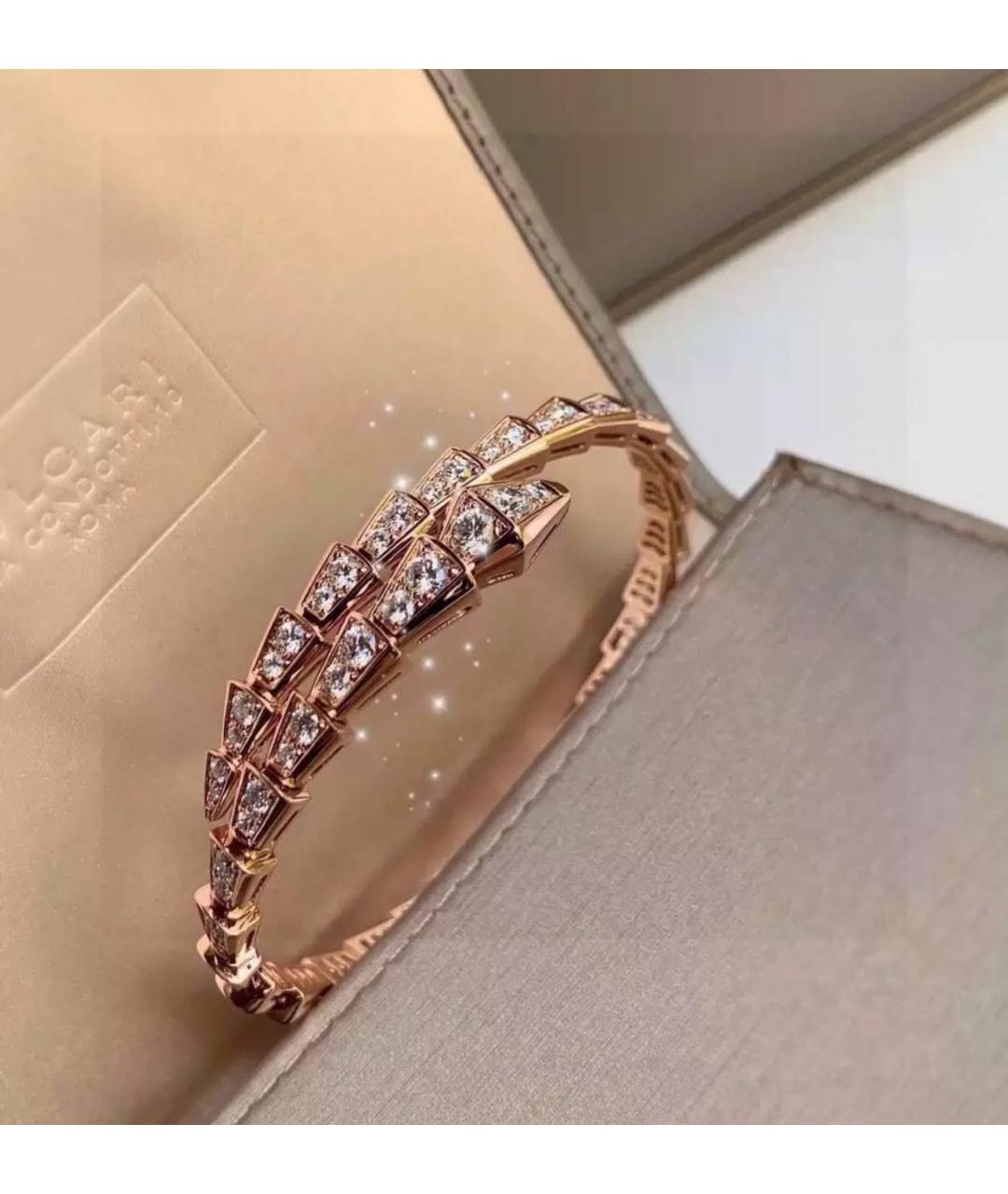 BVLGARI Розовый браслет из розового золота, фото 2