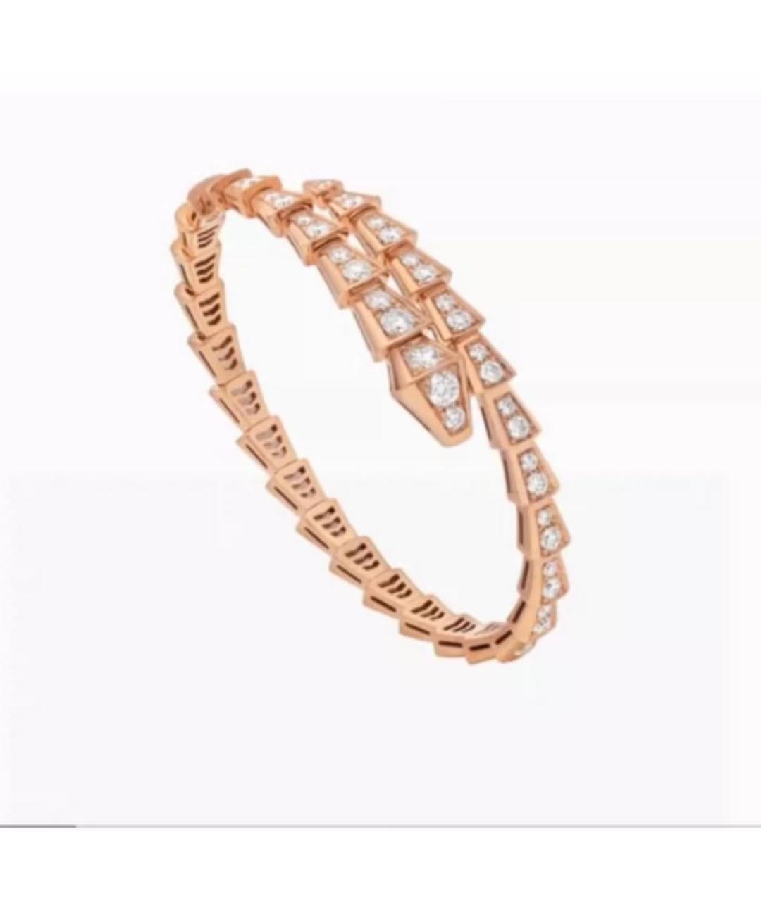 BVLGARI Розовый браслет из розового золота, фото 3