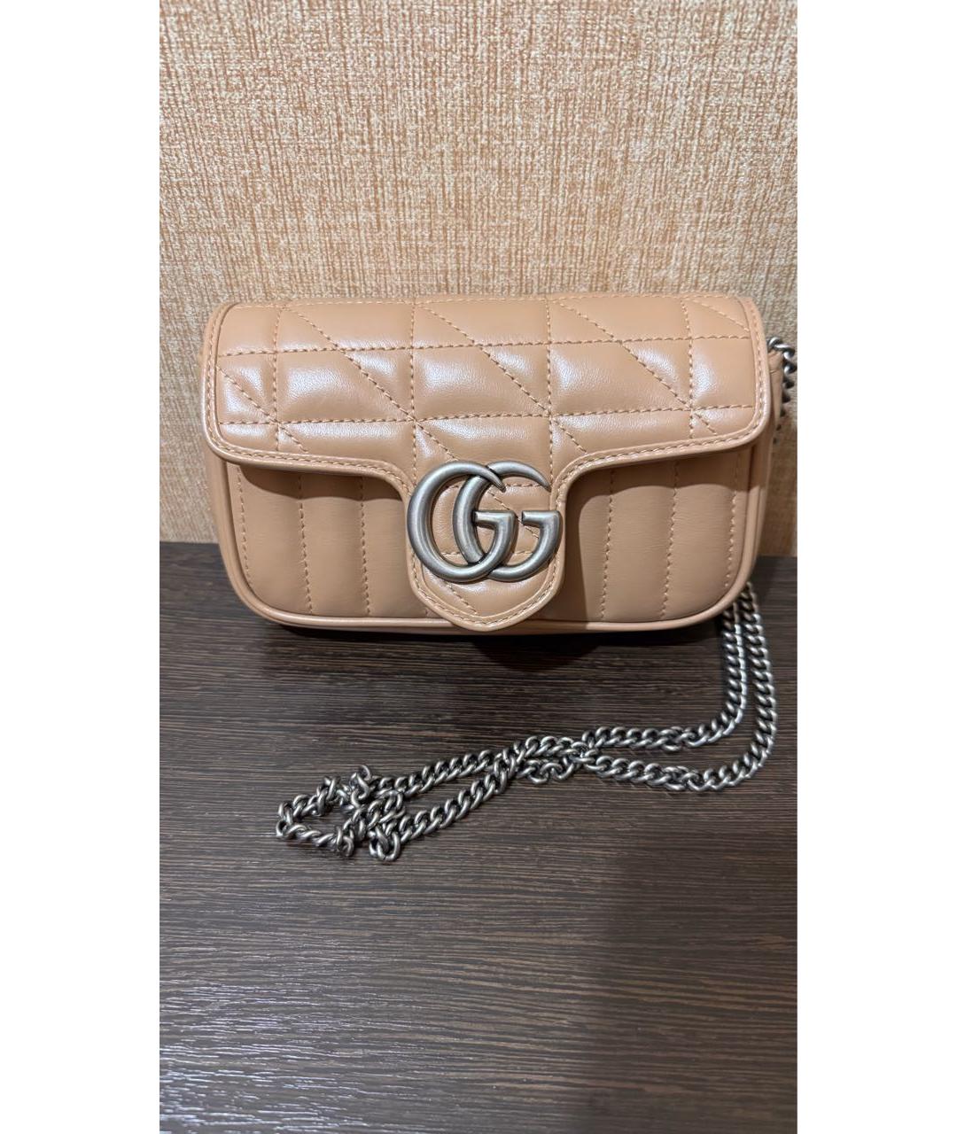 GUCCI Бежевая сумка через плечо, фото 5