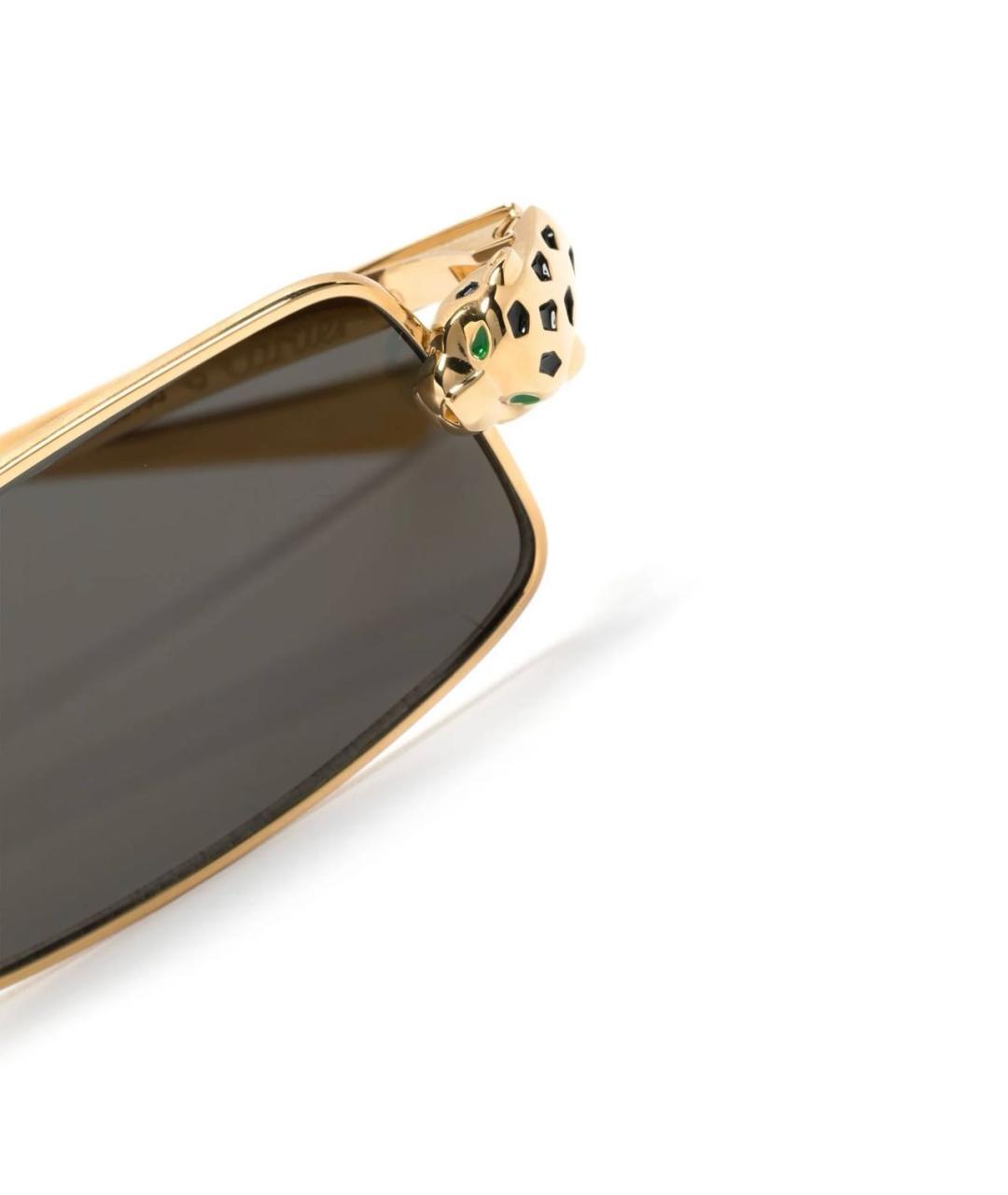 CARTIER Золотые солнцезащитные очки, фото 3