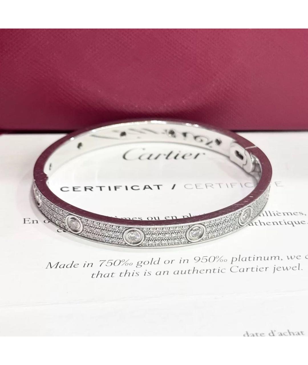 CARTIER Браслет из белого золота, фото 2