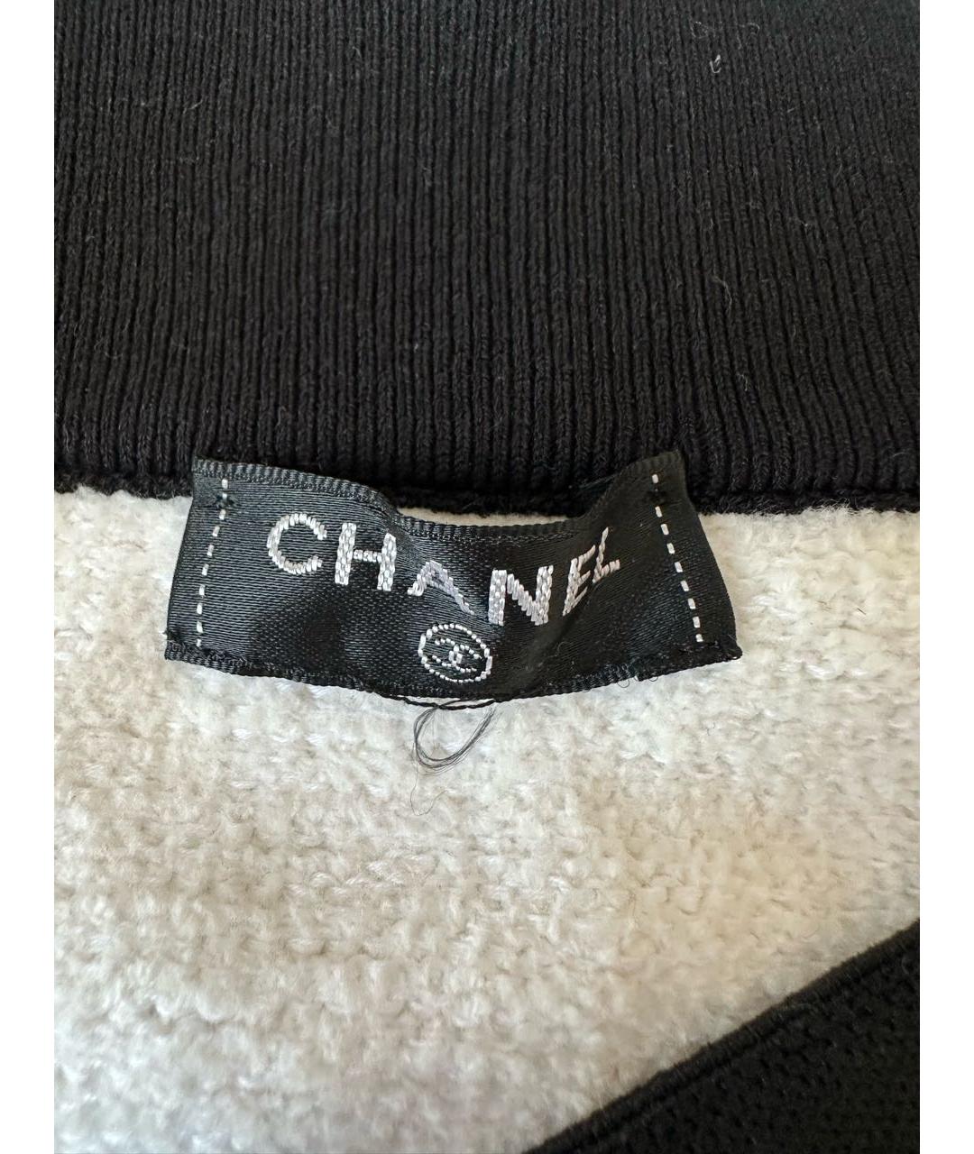 CHANEL Белая хлопковая юбка мини, фото 5