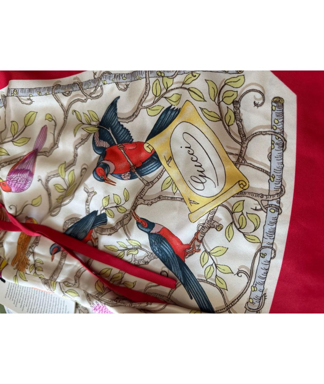 GUCCI Мульти шелковые шорты, фото 4