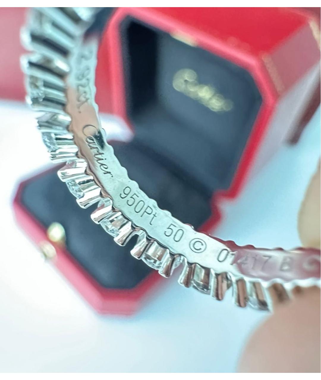 CARTIER Платиновое кольцо, фото 4