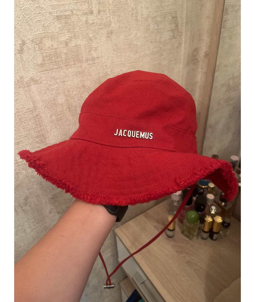JACQUEMUS Красная панама, фото 2