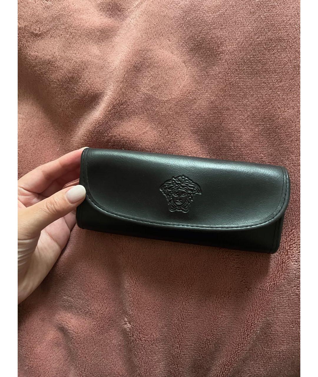 VERSACE Фиолетовые пластиковые солнцезащитные очки, фото 2