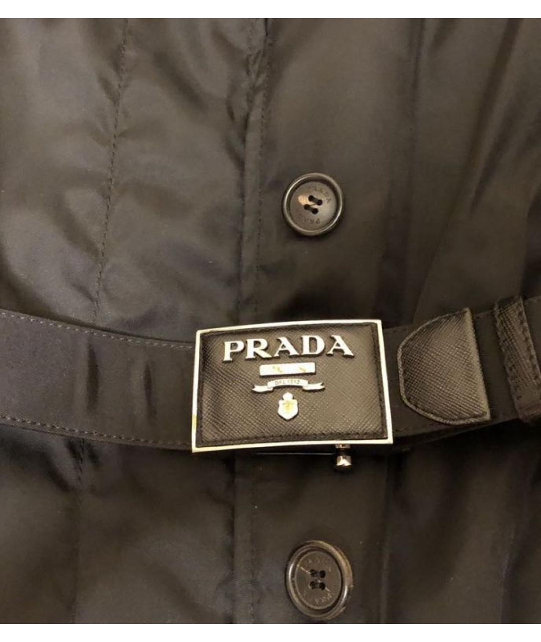 PRADA Черный тренч/плащ, фото 7