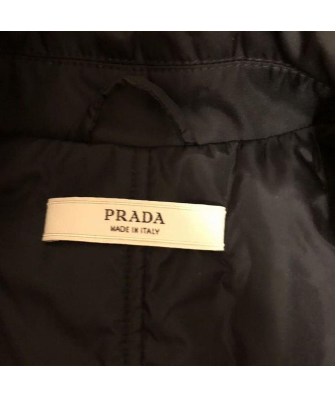PRADA Черный тренч/плащ, фото 2