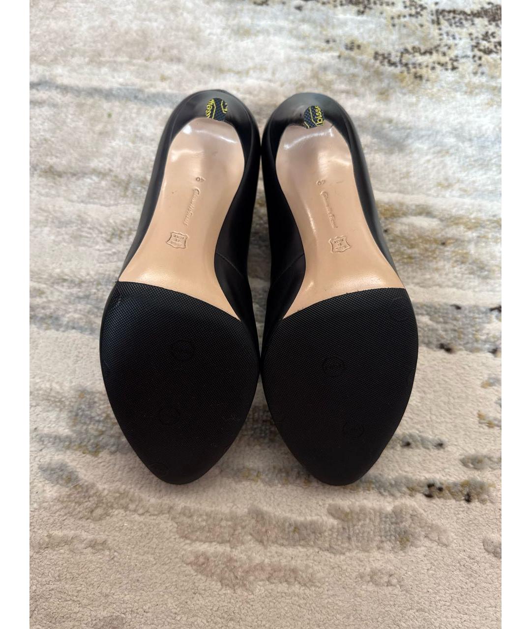 GIANVITO ROSSI Черные кожаные ботильоны, фото 5