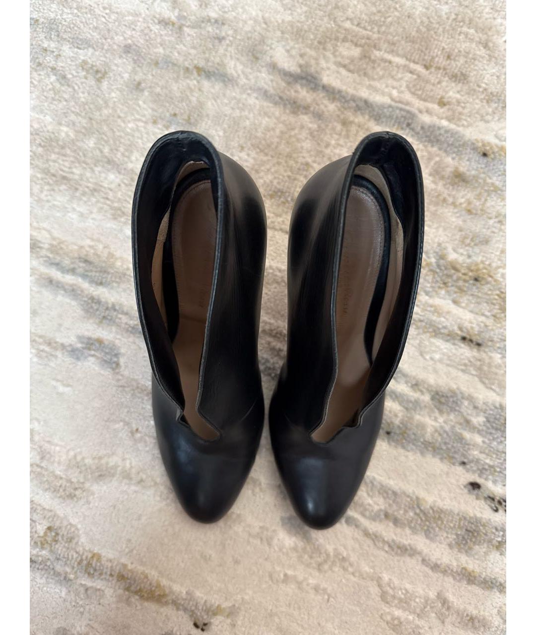 GIANVITO ROSSI Черные кожаные ботильоны, фото 3