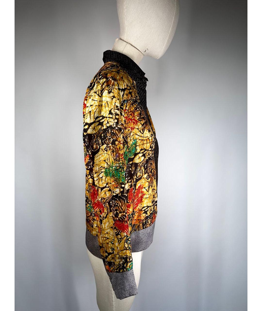 DRIES VAN NOTEN Мульти шелковая блузы, фото 5