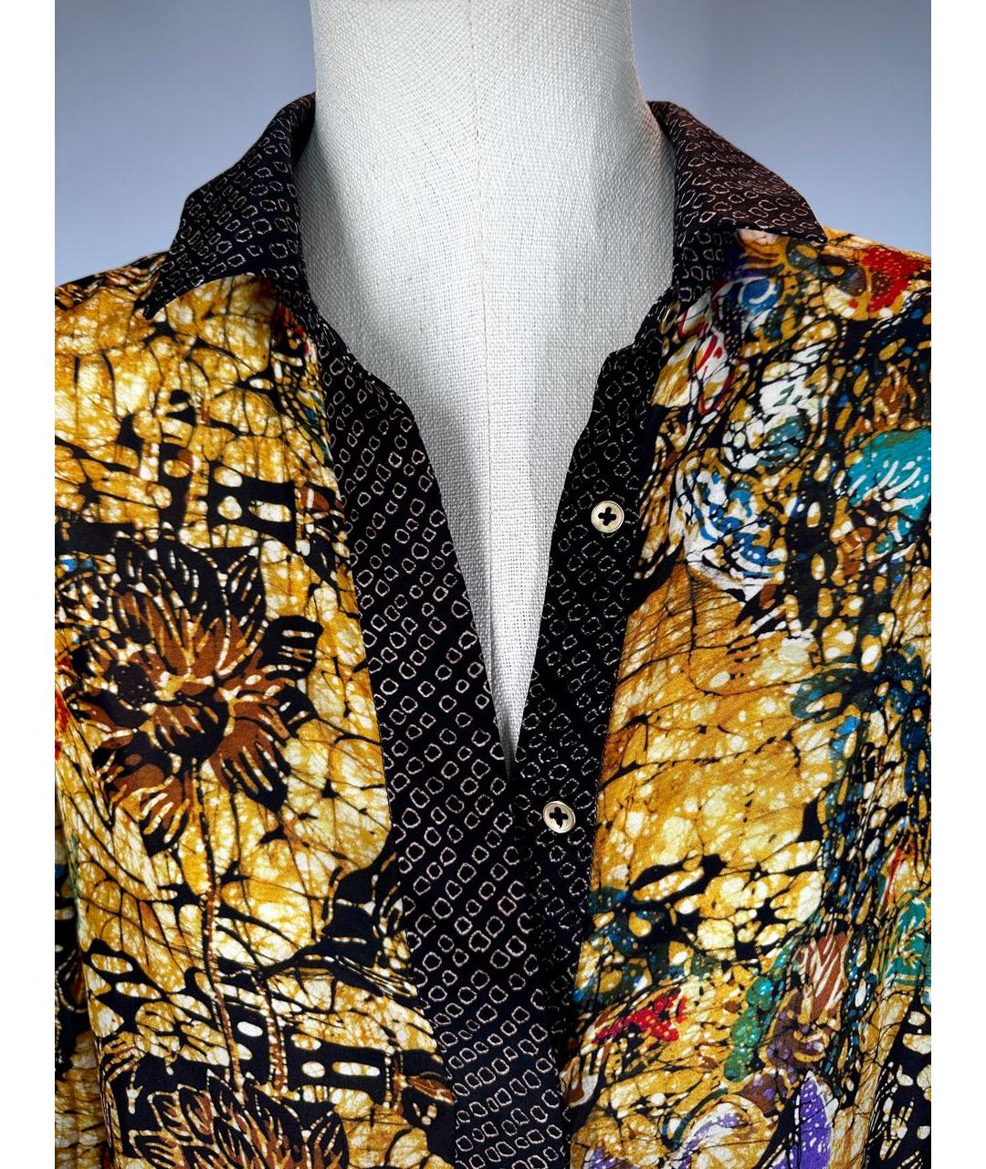 DRIES VAN NOTEN Мульти шелковая блузы, фото 3