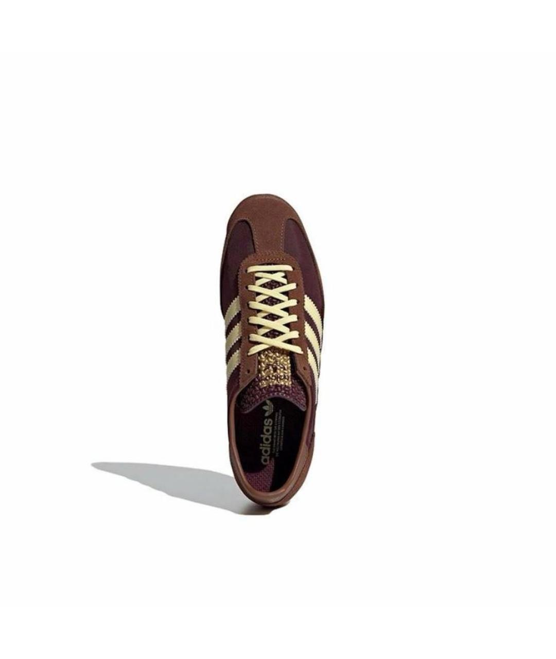 ADIDAS Коричневые замшевые кроссовки, фото 3